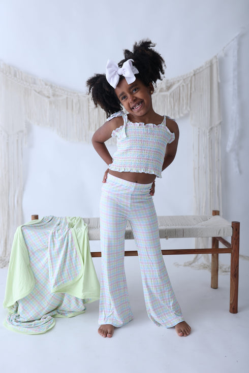 spring-gingham-dream-smocked-flare-set Dream-Big-Little-Co-pajama-baby-blanket